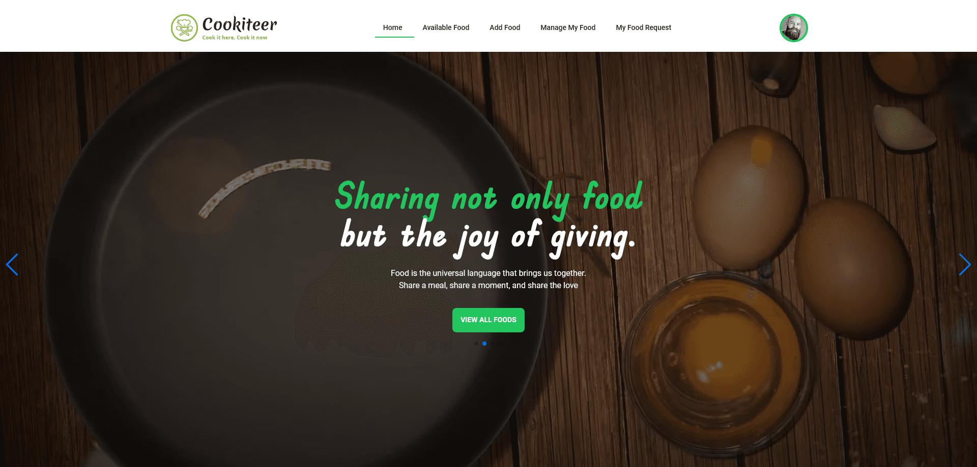 Free Food Sharing Platform